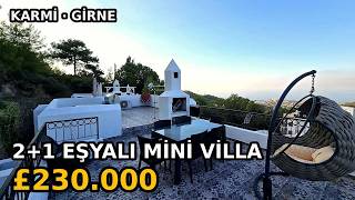 Karmi'de Her Odası Deniz Manzaralı 2+1 Mini Villa Turu - Çatı Terası, Havuz, Gym