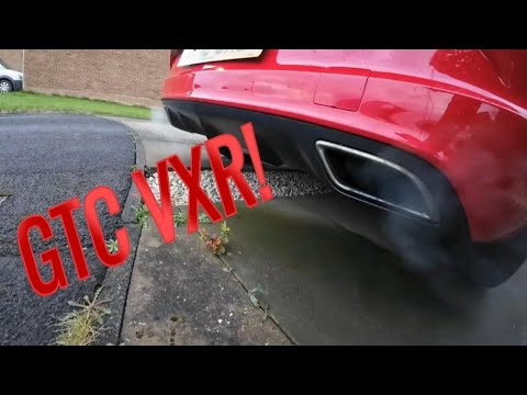 Vauxhall Astra GTC VXR exhaust sound! Cold start!
