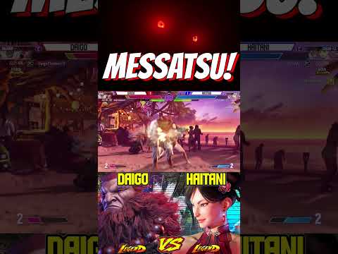 SF6 Daigo Umehara (Akuma) VS Haitani (Chun li)💥Messatsu💥