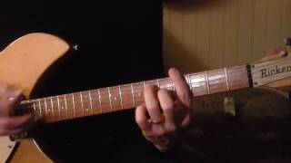 The Jam:  "The Great Depression" (closeup chords) '66 Rickenbacker 335
