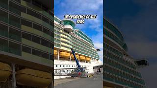 Independence of the Seas docked in Zeebrugge Belgium #royalcaribbean #independenceoftheseas