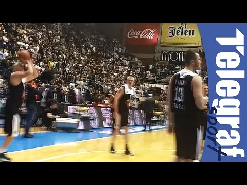 Saša Đorđević šutira trojke na zagrevanju