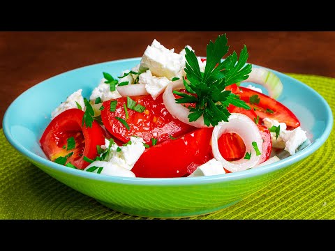Der leckerste Tomaten-Feta-Käse-Salat!| Schmackhaft.tv