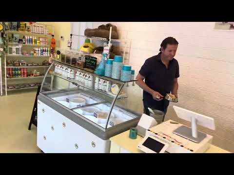 Baba favorite  ice cream shop in Laguna Beach