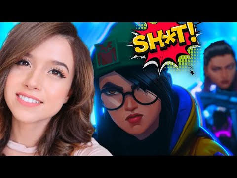 Pokimane reacts to SHATTERED // VALORANT Cinematic (WITH CHAT)