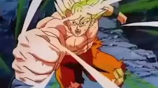 Cartel de santa soy quien soy  Goku  vs Broly