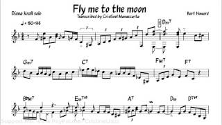 Diana Krall - Fly me to the moon (transcription)