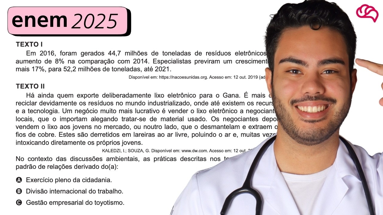 Resolução em Vídeo — Questão 50 ENEM 2021