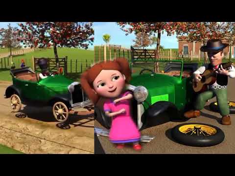 EL Auto Bochinchero Voy de paseo Andar asíPor la ciudad yo voy feliz,Canciones de la granja y Zeńon.