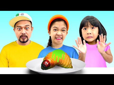 EATING RARE & EXOTIC FOOD CHALLENGE Winner Gets iPHONE 13 ProMax | KAYCEE & RACHEL