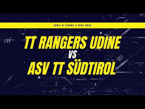 HIGHLIGHTS |  Rangers TT Udine - ASV TT Sudtirol | Serie B1 Girone A - 3^ Giornata
