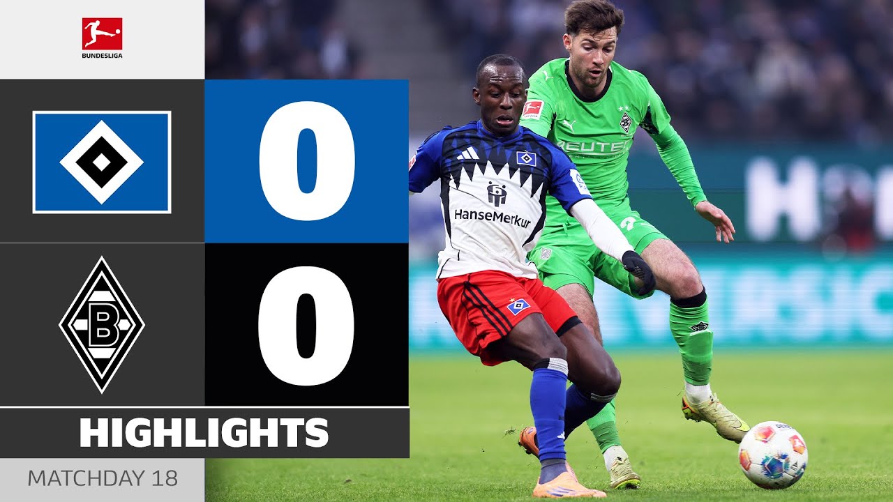 Hamburger SV vs Borussia M'gladbach Highlights