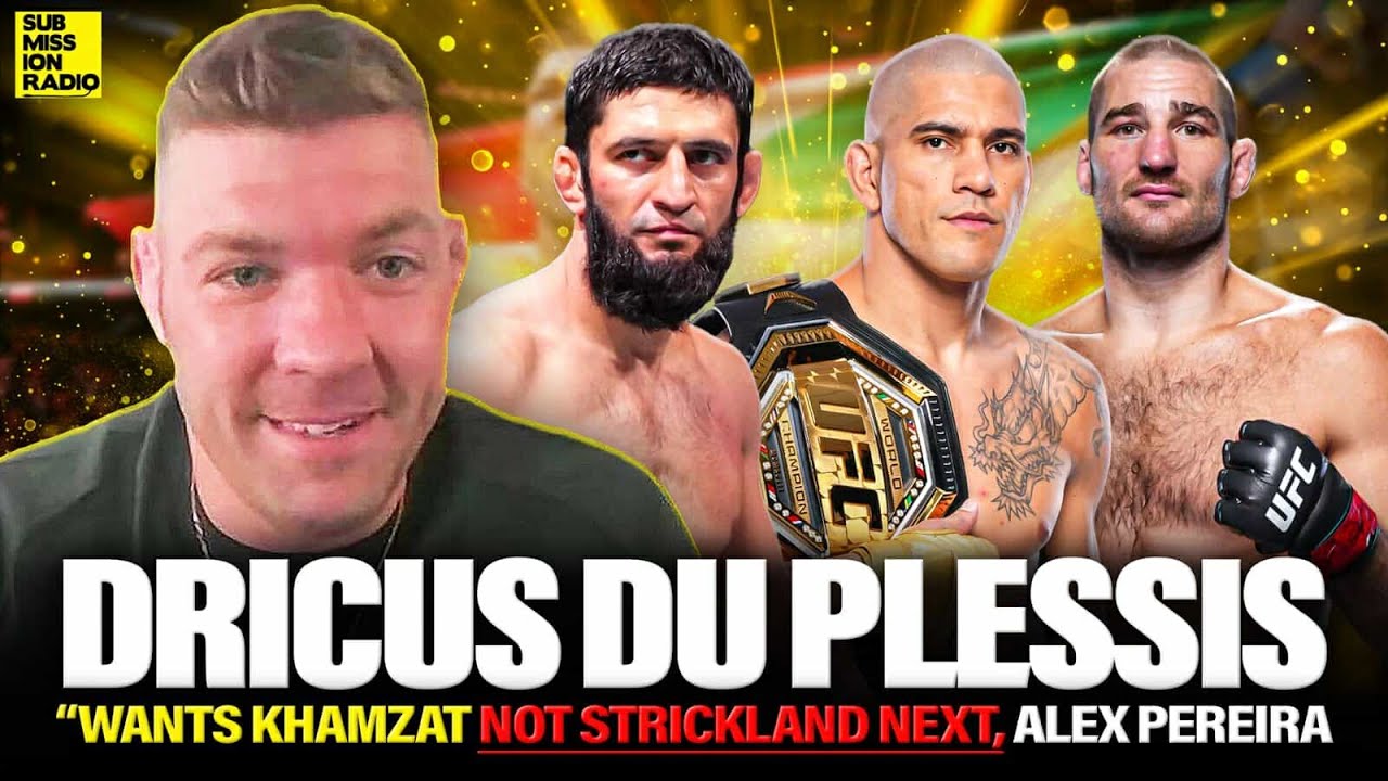 Dricus Du Plessis Khamzat Fight "Going to Be Chaos" , Says "If I Catch" Pereira "You're Going Down!"
