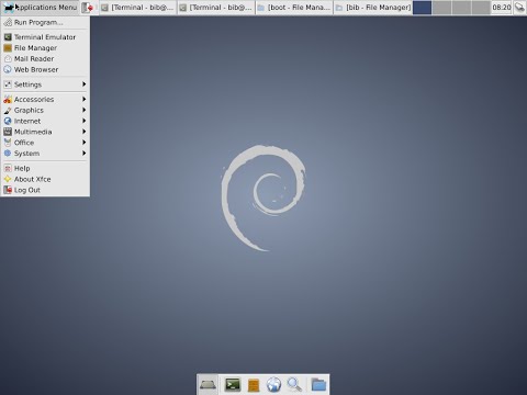 comment installer xfce debian