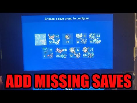 How to Add MISSING DS Save Files to PKSM