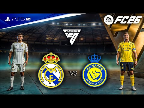 FC 26 - Real Madrid vs. Al Nassr - Mbappe vs. Ronaldo at Santiago Bernabeu 2026 | PS5™ Pro [4K60]