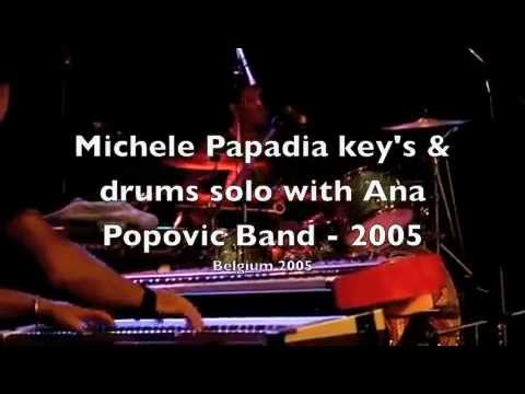 Michele Papadia key's & drums solo with Ana Popovic Band, Belgium 2005