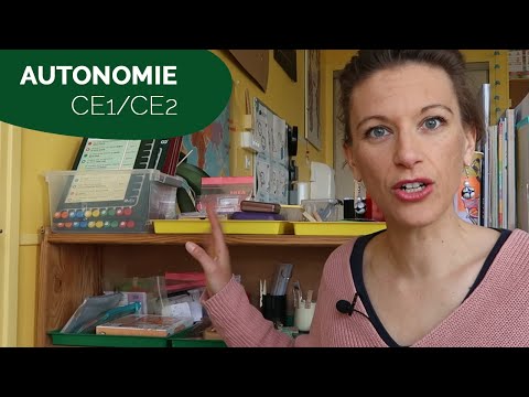 AUTONOMIES EN CLASSE DE CE1/CE2