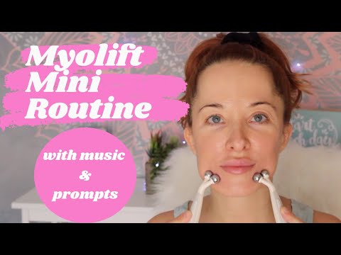 MYOLIFT MINI TUTORIAL // Non-Surgical FACELIFT at home // Do It With Me!// With Prompts and Music!