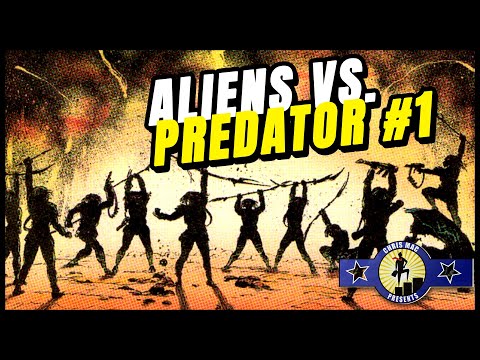 Aliens vs. Predator #1 (1990) Dark Horse Comics | First Appearance of Machiko Noguchi