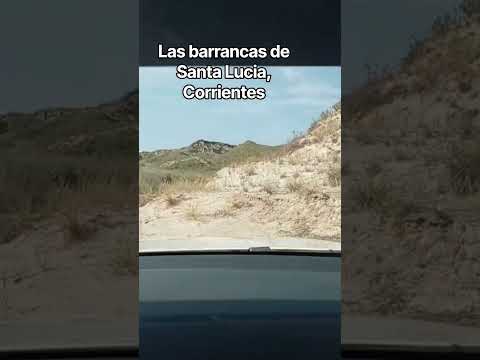 Las barrancas de Santa Lucia,  Corrientes.