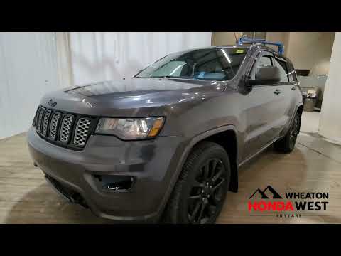 2021 Jeep Grand Cherokee Altitude 4x4 in Black for sale at Wheaton Honda West in Calgary, AB