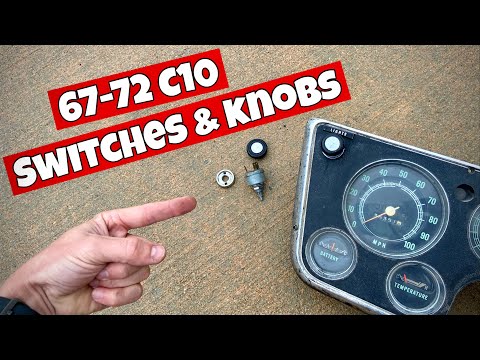67-72 Chevy / GMC Trucks - Headlight / Wiper Switches