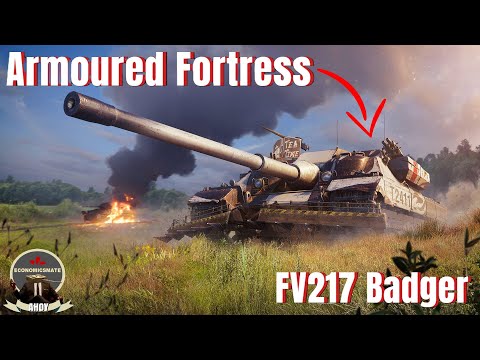 THIS TANK DESTROYER IS AN ARMOURED FORTRESS IN WOTB! FV217 BADGER REVIEW