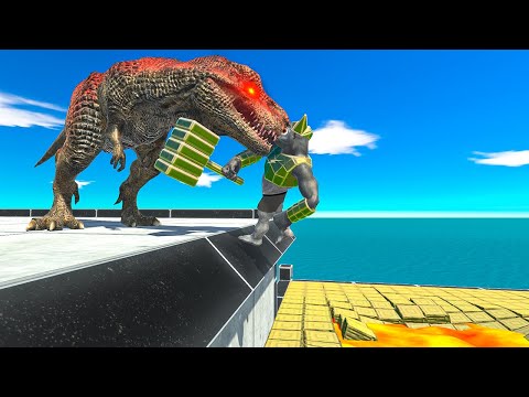 GHOR HAMMER vs. UNITS in the LAVA ARENA - Animal Revolt Battle Simulator