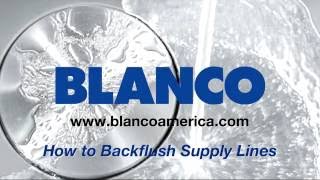 How to backflush your supply lines