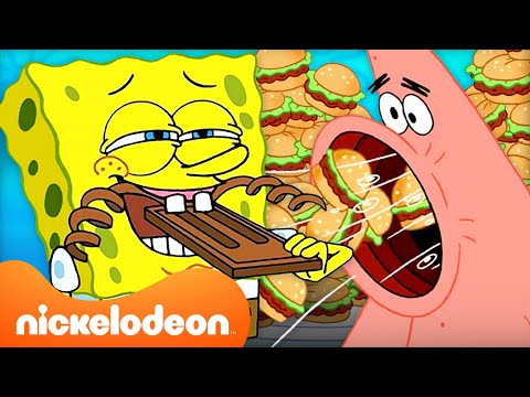 SpongeBob | 60 minut uczty SpongeBoba🍴 | @SpongeBobOfficial | Nickelodeon Polska