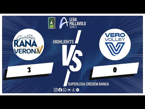 Rana Verona vs. Vero Volley Monza - Superlega Credem Banca VBTV Match Highlights