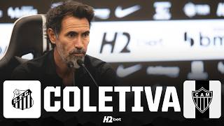 EDUARDO DOMÍNGUEZ AO VIVO! ENTREVISTA COLETIVA PÓS  SANTOS x GALO 🎙️