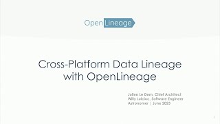 Cross-Platform Data Lineage with OpenLineage