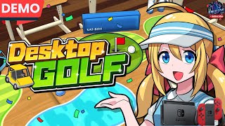 Desktop GOLF Demo 🎮🏌️‍♂️ Creative Golf Fun on Nintendo Switch V1 Gameplay #nintendoswitch #demo