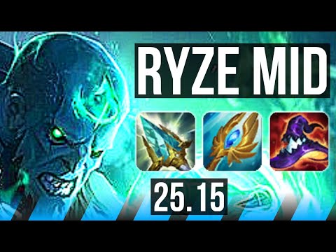 RYZE vs SYNDRA (MID) | KR Master | 25.15