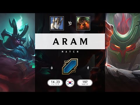 ARAM Match: Super Galio vs Super Nautilus - KR server Patch 14.23