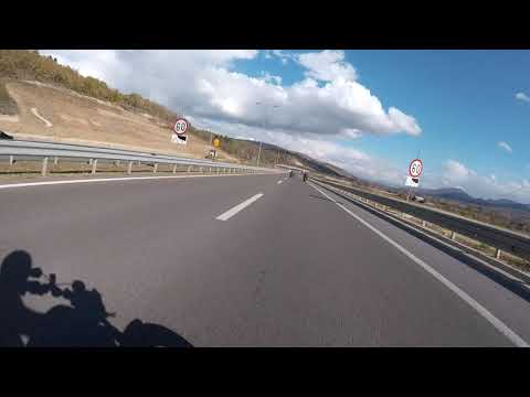 Timelapse motorcycle ride: Nis - Gradina Autoput 11.2019.