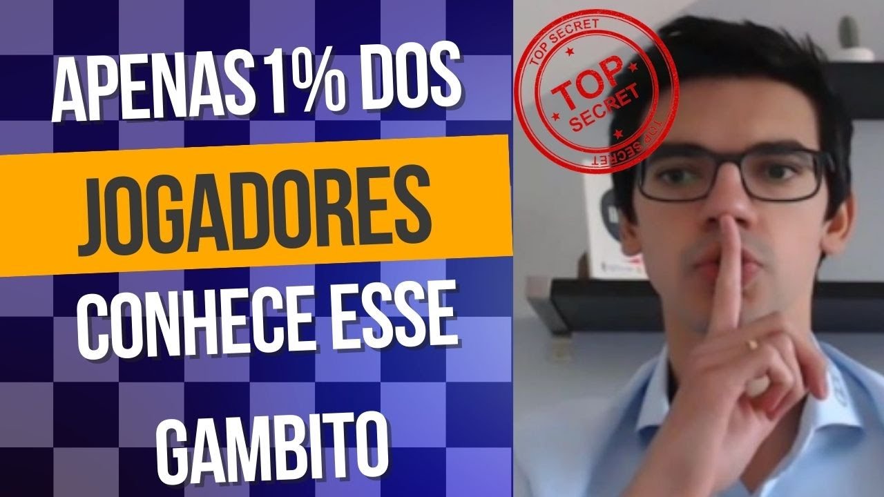 Conheça o Gambito SECRETO na Abertura do Bispo!!