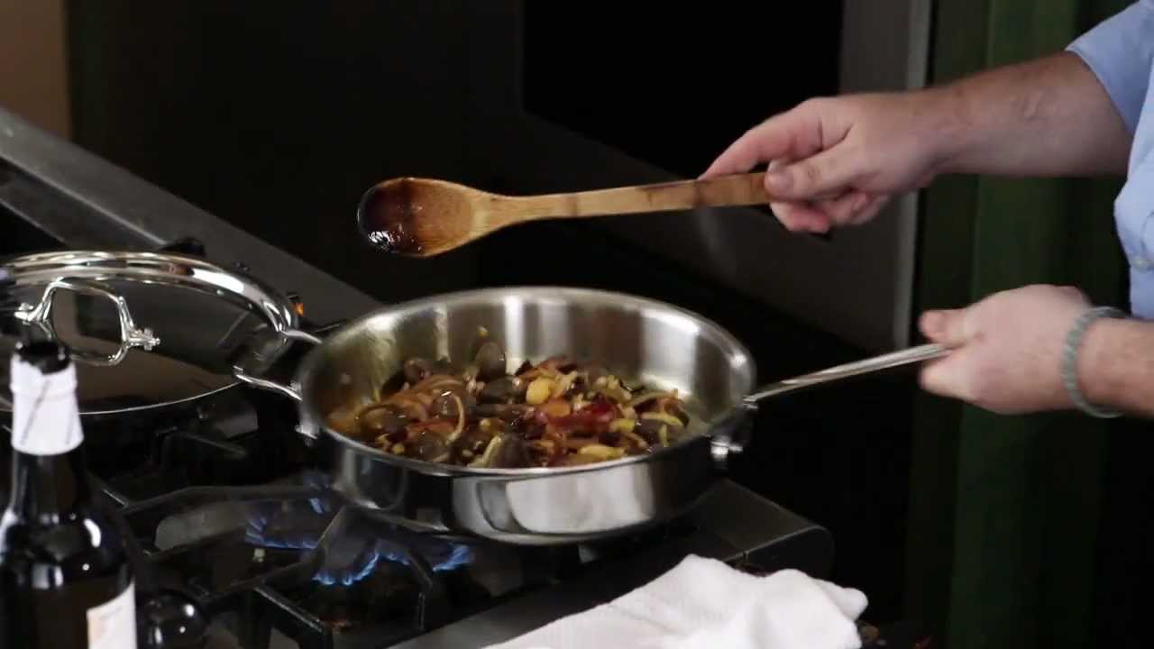 All-Clad Stainless Open Stir Fry Pan