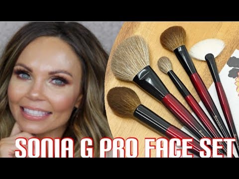 NEW SONIA G PRO FACE BRUSH SET | FULL REVIEW & TUTORIAL