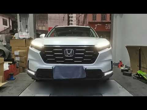 How to Install 2023 Honda CR-V CRV Daytime Running Lights，With turn signal。