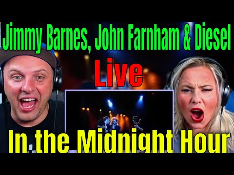 Reaction To Jimmy Barnes, John Farnham & Diesel - In the Midnight Hour live 1991