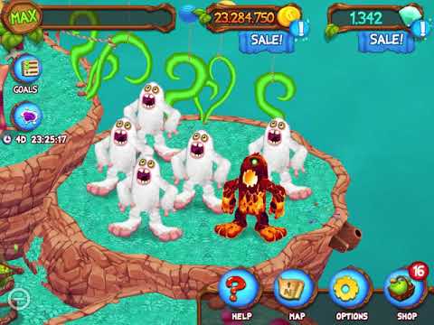 King Wither: My Singing Monsters Dawn of Fire Prismatic Mammott
