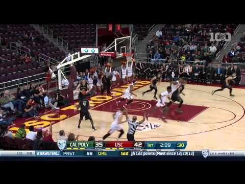 Men's Basketball: USC 101, Cal Poly 82 - Highlights (12/17/15)