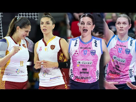 ALL "MEGA RALLY" of the match Roma - Casalmaggiore | Lega Volley Femminile 2023/24