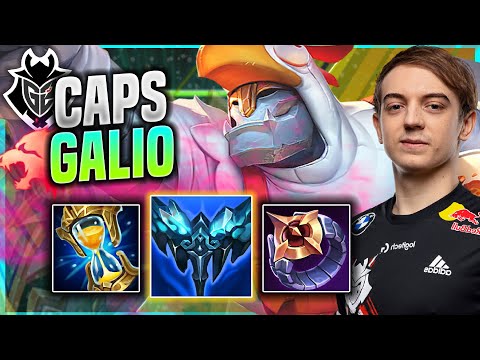 CAPS CHILLING WITH GALIO MID! - G2 Caps Plays Galio MID vs Azir! | Patch 11.15