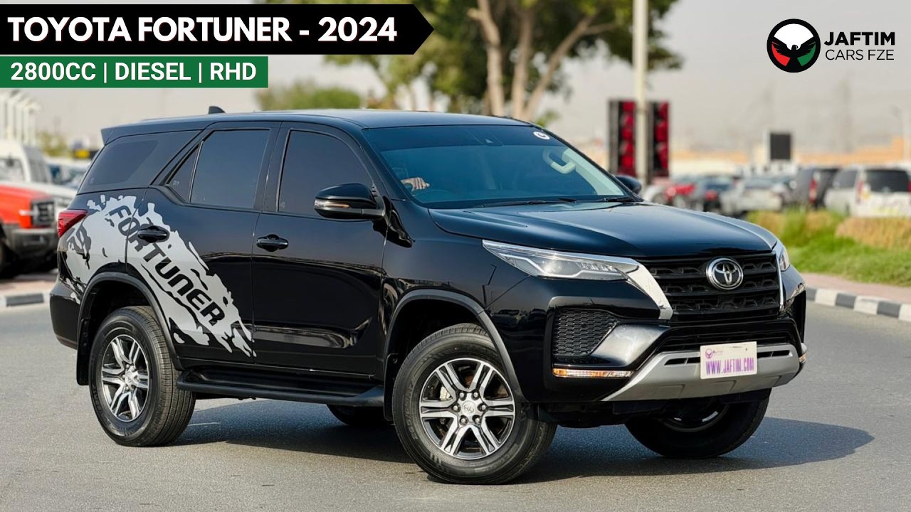 Toyota Fortuner 2024| 2.8L DIESEL ENGINE | AT | RHD | PUSH START ENGINE | PREMIUM LEATHER SEATS | CRUISE CONTROL | P video
