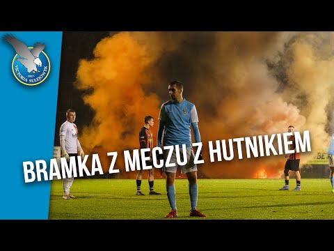 Bramka z meczu Victoria Sulejówek - Hutnik Warszawa