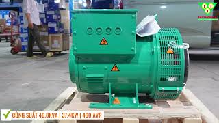 Đầu Phát 46.8KVA 37.4KW , KCT 1 bac đạn